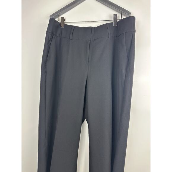 NWT Lane Bryant Perfect Drape High-Rise Wide Leg Pants Black Plus Size 20 Office - Picture 4 of 14